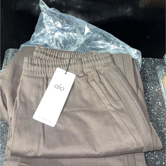 Alo Edition Sueded Straight Leg Pant - Picture 3 of 4